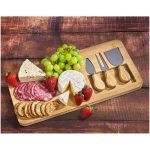 Okiyo Chizu Bamboo Cheese Board Set - Image 2