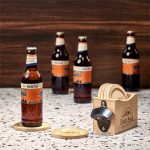 Okiyo Kanpai Bamboo Coaster & Bottle Opener Set - Image 21