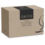 Okiyo Kyadi Recycled PET & Bamboo Desk Caddy Phone Stand - Image 12