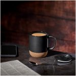 Serendipio Sienna Cork & Ceramic Coffee Mug - 340ml - Image 4