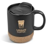 Serendipio Sienna Cork & Ceramic Coffee Mug - 340ml - Image 8