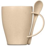 Okiyo Kawai Wheat Straw Mug & Spoon - 350ml - Image 5