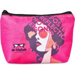 Pre-Printed Sample Hoppla Leanne Recycled PET Stitch-Bond Midi Toiletry Bag - Image 7