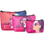 Pre-Printed Sample Hoppla Leanne Recycled PET Stitch-Bond Midi Toiletry Bag - Image 8