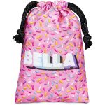 Pre-Production Sample Hoppla Atlantic Mini Polyester Drawstring Pouch - Image 6