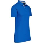 Mens Hacker Golf Shirt - Blue - Image 3