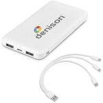 Kingpin White 10 Compact Power Bank – 10,000mAh - Image 11