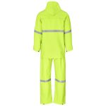 Light Duty Tornado  Hi-Viz Reflective  Rubberised Rainsuit - Yellow - Image 2