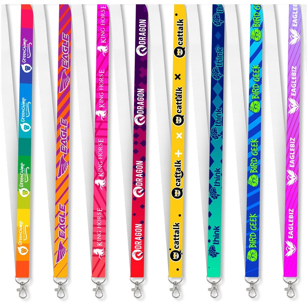 DEFAULT_1024X1024 Altitude Snap Hook Clip Single-Sided Sublimation Petersham Lanyard - Image 1