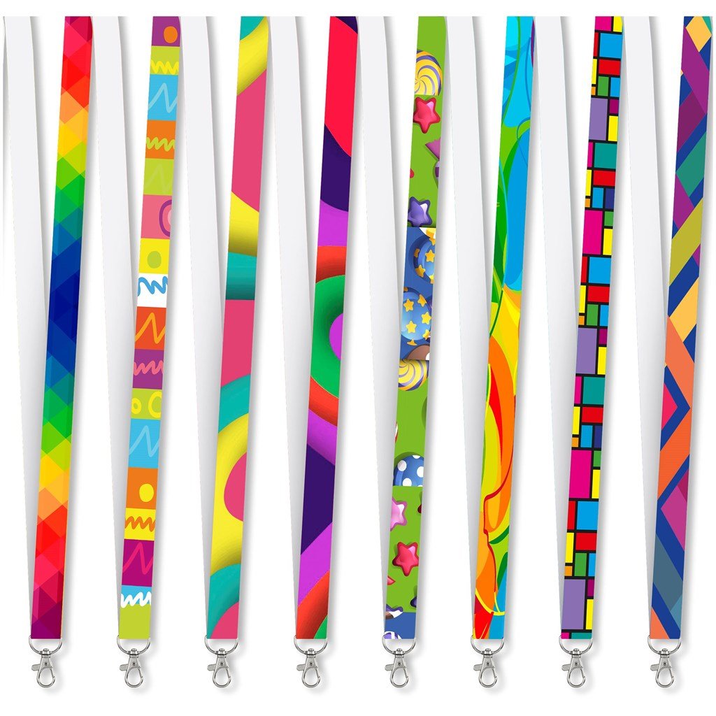 DEFAULT_1024X1024 Altitude Snap Hook Clip Single-Sided Sublimation Satin Lanyard - Image 1