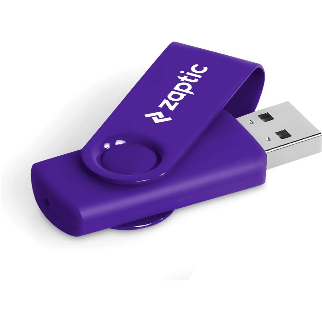 GF-AM-625-B-P_1024X1024 Axis Gyro Flash Drive - 8GB - Purple - Image 1