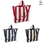 Okiyo Natsuri Recycled Cotton Canvas Large Beach Bag