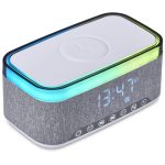 Serendipio Cumberland 10W Bluetooth Speaker Wireless Charger & Clock - Image 6