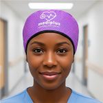 Sample Hoppla Halo Polyester Nurse Theatre Cap - Image 4